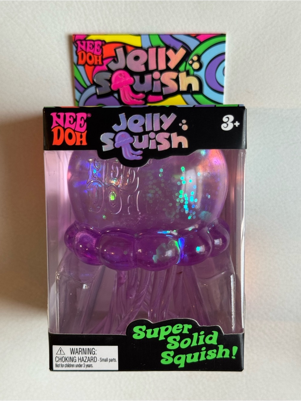 NeeDoh Jelly Squish Jellyfish Squishy Purple RARE NEW Authentic SHIPS TODAY!